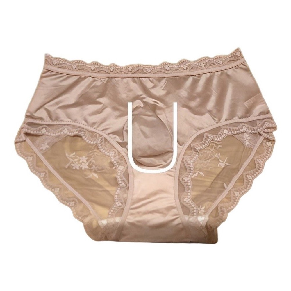Men Satin Lace Seamless Ice Si - Pouch Boxer Pouch 评论和价格