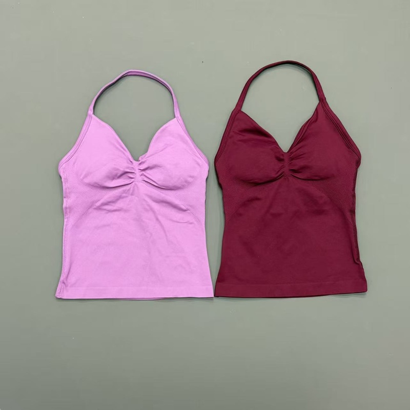 Gym Women Sports Tank Top Seam - Suspender Tank Top 评论和价格