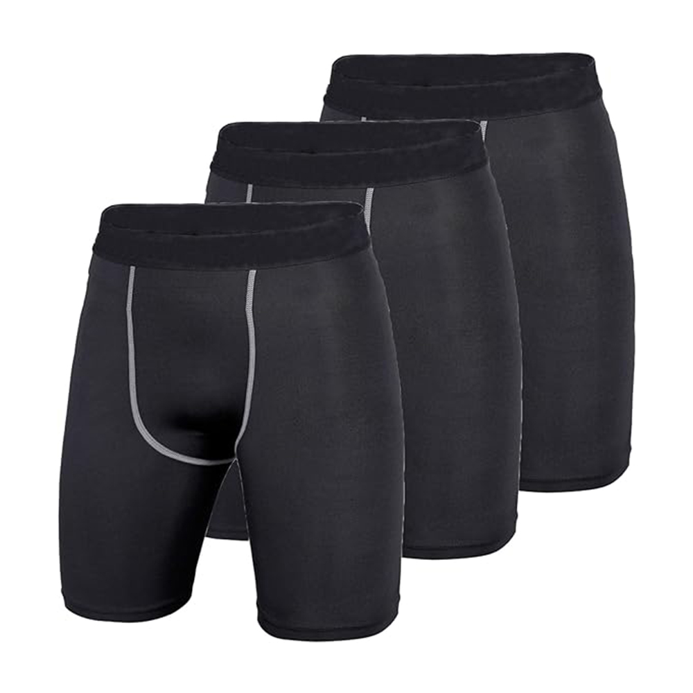 3 Pack Compression Shorts Men  - Compression Shorts Athletes 评论和价格