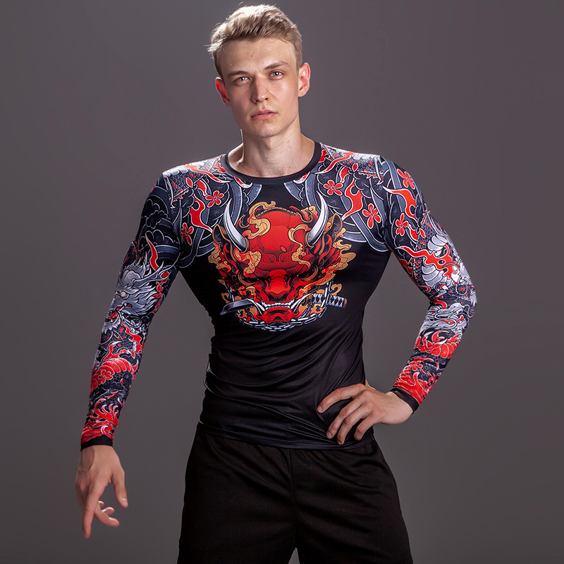 2/3PCS Men Jiu jitsu Tracksuit - Compression Long Pant 评论和价格
