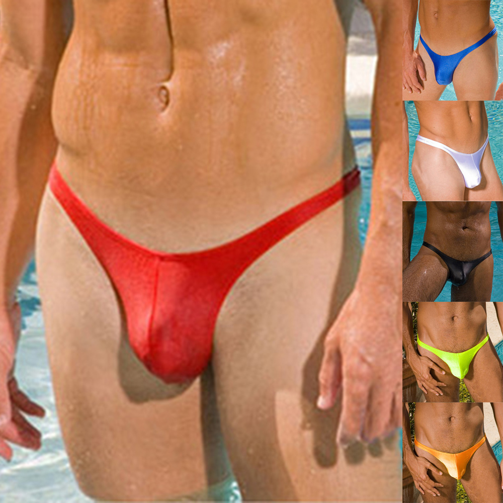 Fashion Men Sexy Swimwear Swim - Pouch Boxer Pouch 评论和价格