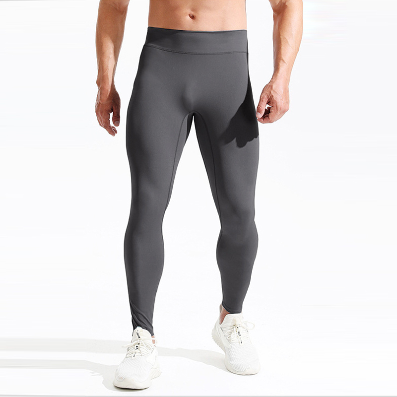 Men High Waist Compression Lon - Compression Long Pant 评论和价格