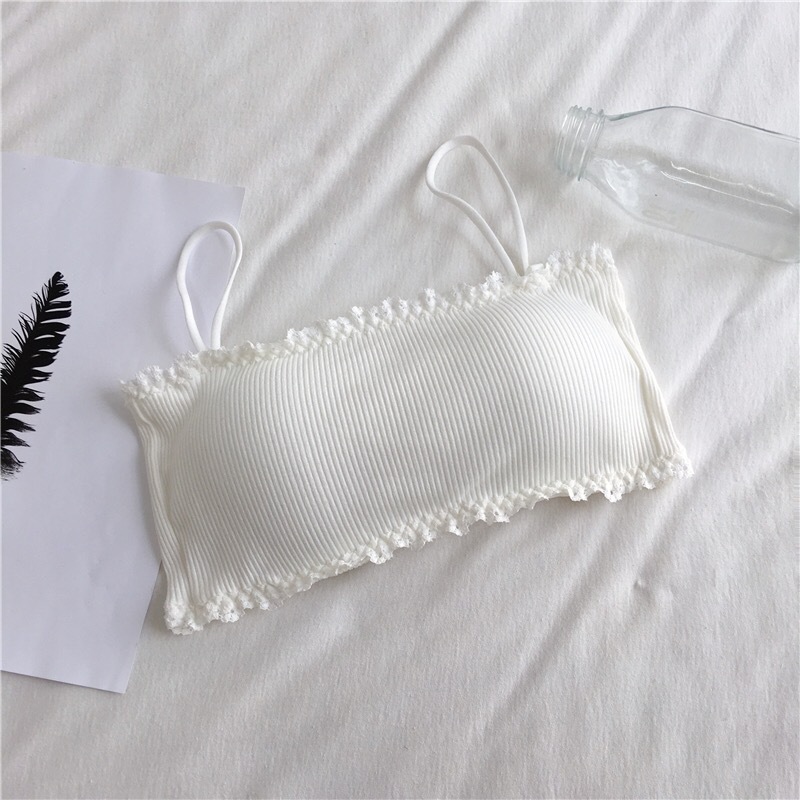 Women's Cotton Bra Female Tube - Suspender Tank Top 评论和价格