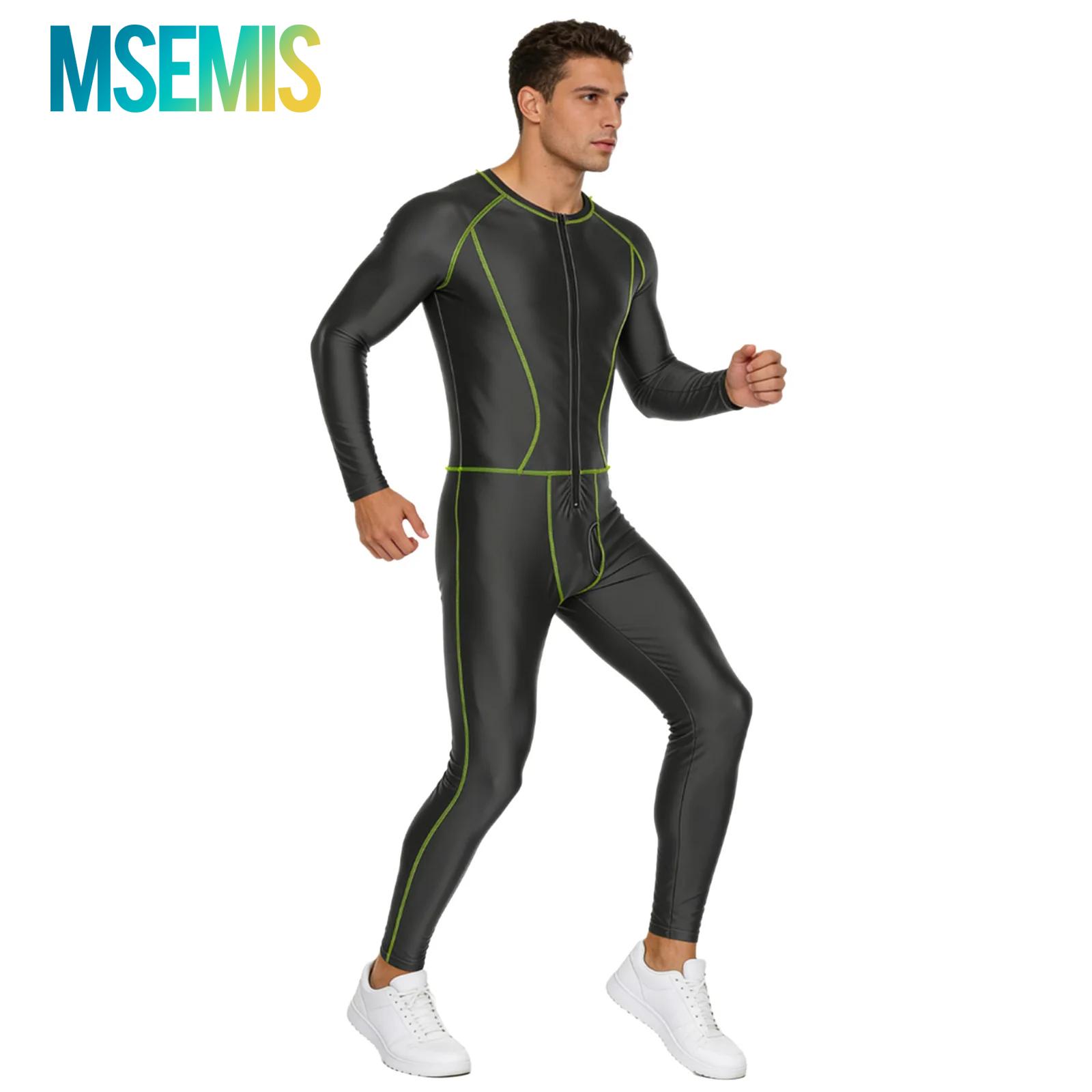 Swimwear Mens Swimsuit Glossy  - Compression Long Pant 评论和价格