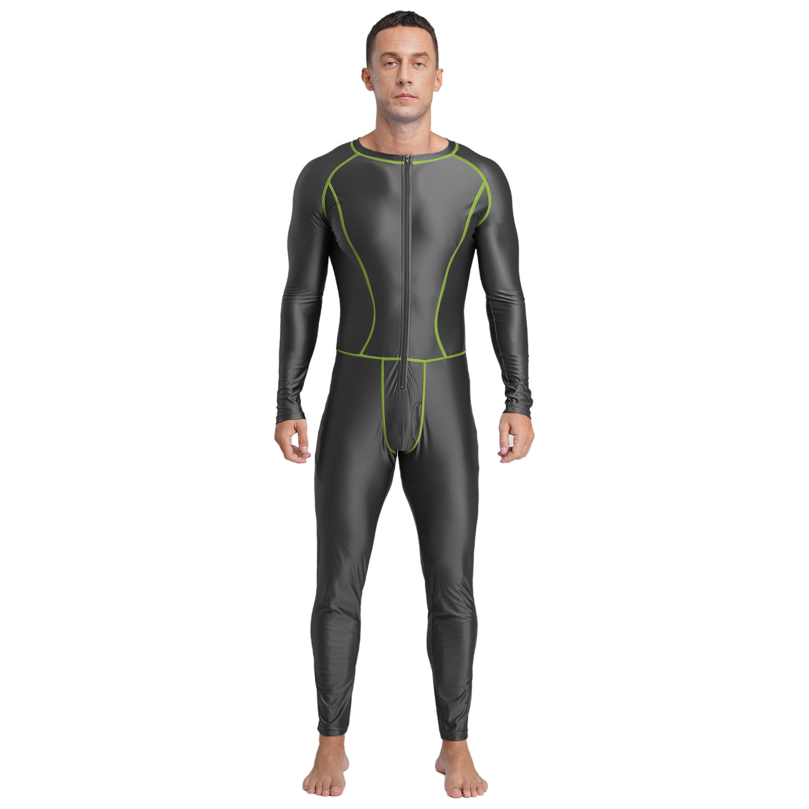 Swimwear Mens Swimsuit Glossy  - Compression Long Pant 评论和价格