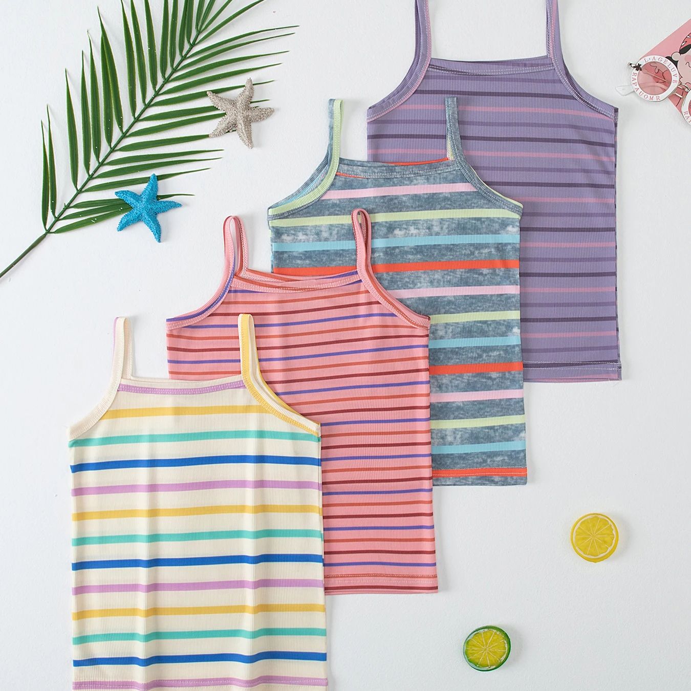 Girls' Four Seasons Multi Colo - Suspender Tank Top 评论和价格