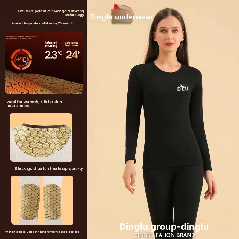 Deer Black Gold Graphene Self- - Thermal Long John 评论和价格
