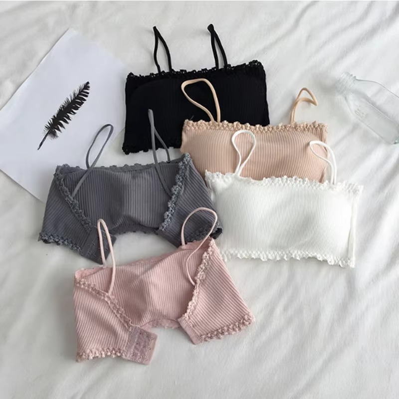 Women's Cotton Bra Female Tube - Suspender Tank Top 评论和价格
