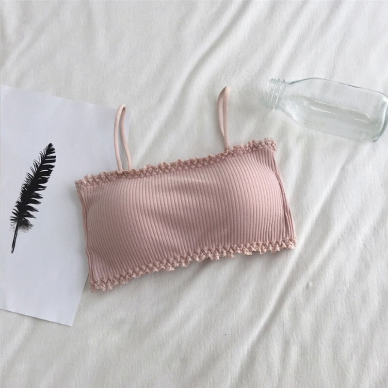 Women's Cotton Bra Female Tube - Suspender Tank Top 评论和价格
