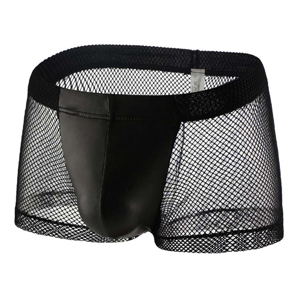 Men Mesh See Through Boxer Sho - Pouch Boxer Pouch 评论和价格