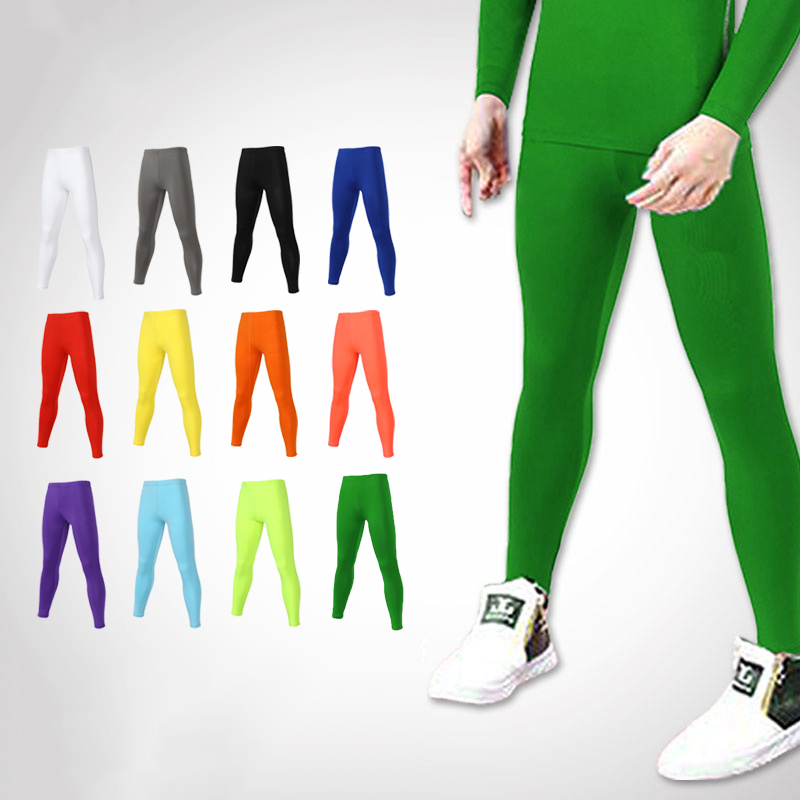 Kids Running Tights GYM Pants  - Compression Long Pant 评论和价格