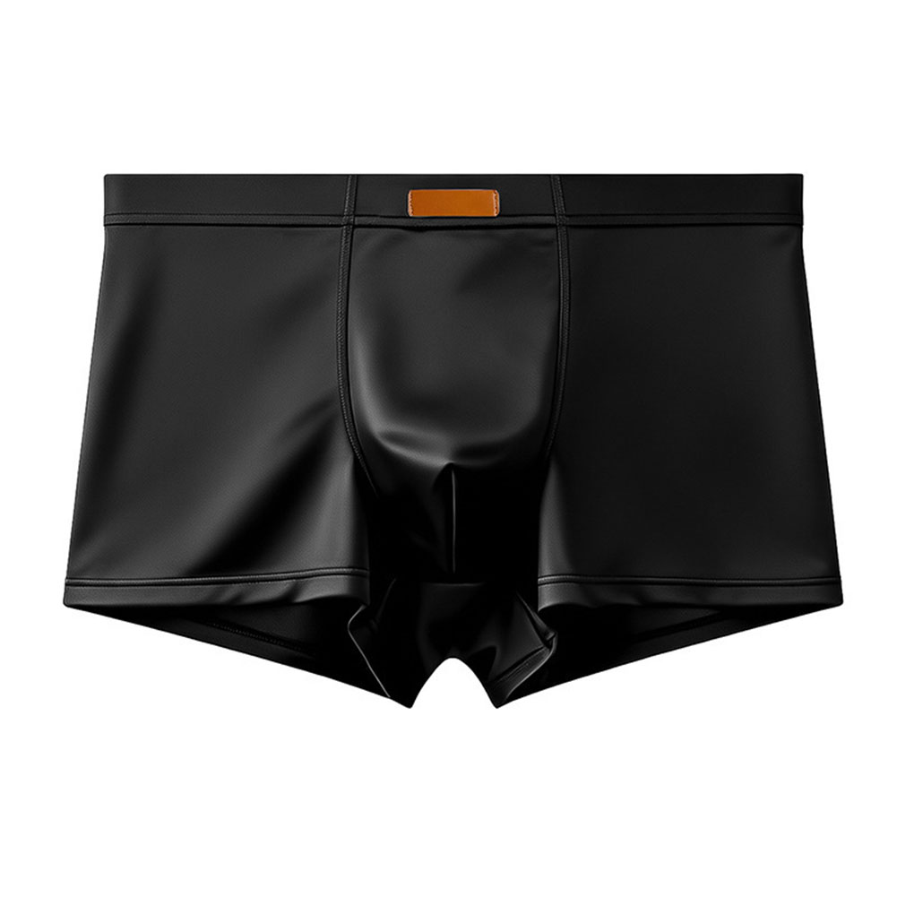 Men Ice Silk Satin-like Boxer  - Pouch Boxer Pouch 评论和价格