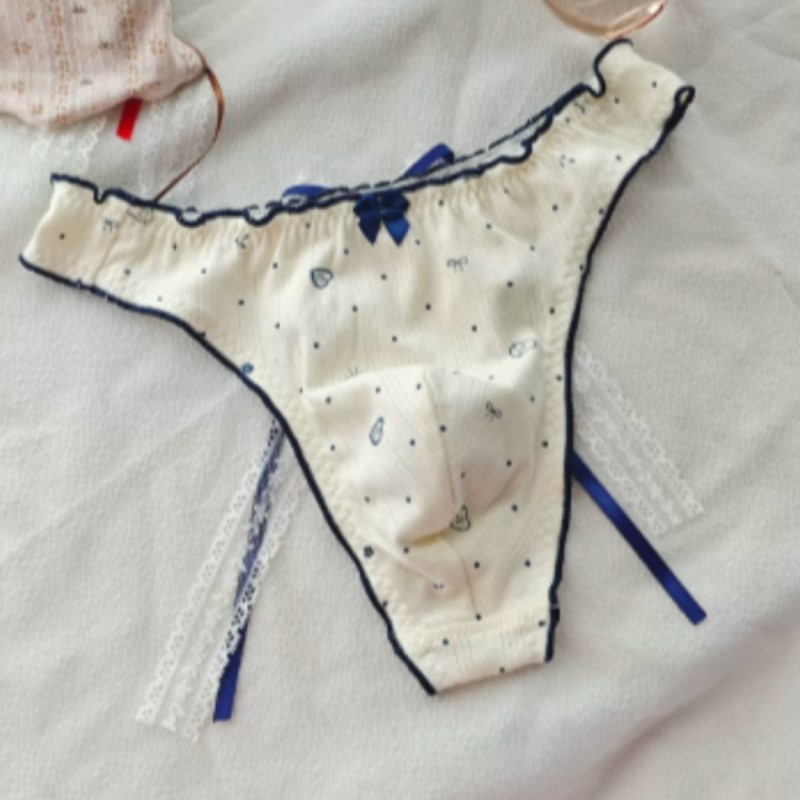 Japanese New Sweet Floral Bow  - Pouch Boxer Pouch 评论和价格
