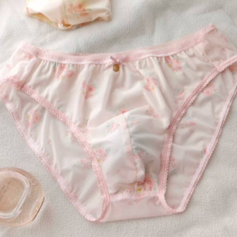 Japanese New Sweet Floral Bow  - Pouch Boxer Pouch 评论和价格