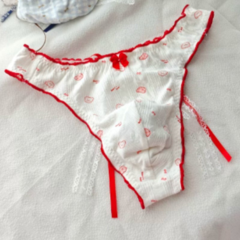 Japanese New Sweet Floral Bow  - Pouch Boxer Pouch 评论和价格