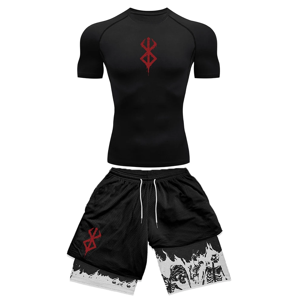Anime 3D Printed Men's Compres - Compression Shorts Athletes 评论和价格