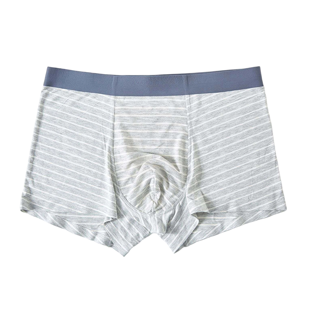 Men Soft Striped Boxers Underw - Pouch Boxer Pouch 评论和价格