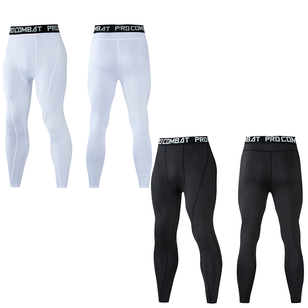 Leggings Men Gym Running Tight - Compression Long Pant 评论和价格