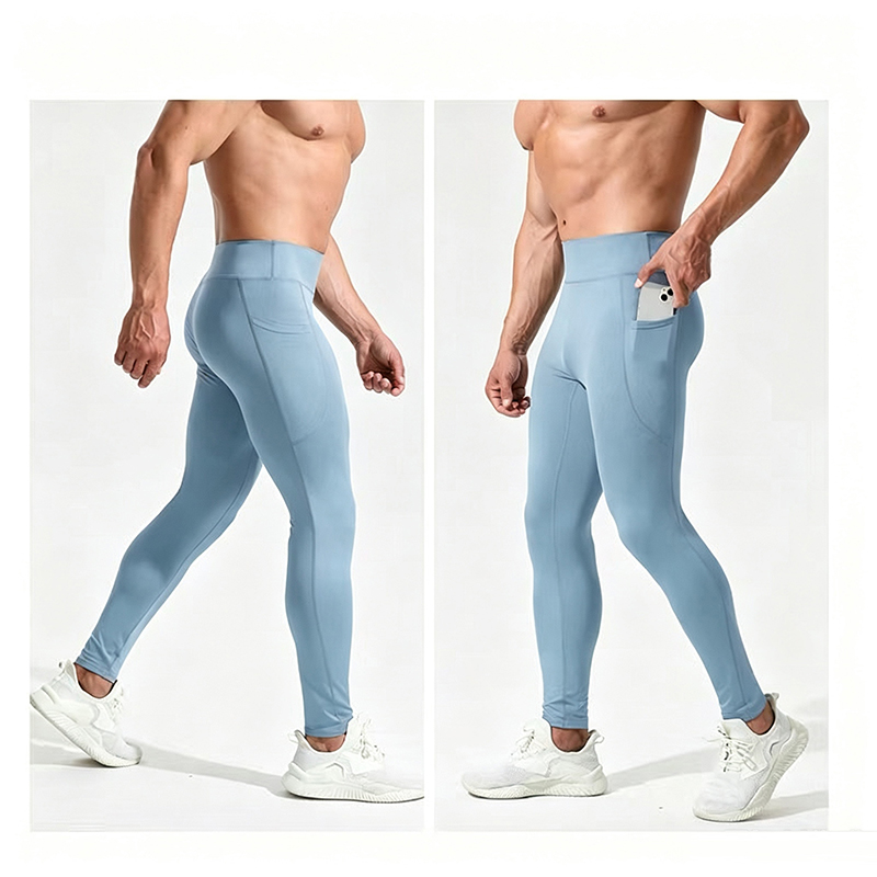 3 Pcs Men High Waist Compressi - Compression Long Pant 评论和价格