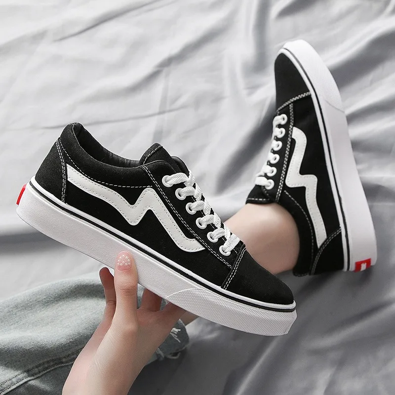 Youth Students Boys Girls Spri - Vans Shoes Old Skool 评论和价格