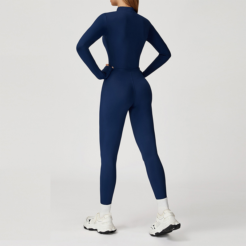 Aiithuug Workout Jumpsuit Zip  - Compression Long Pant 评论和价格